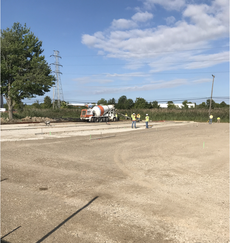 Site Development, Inc. employees work on the POV/MEP Lots project.