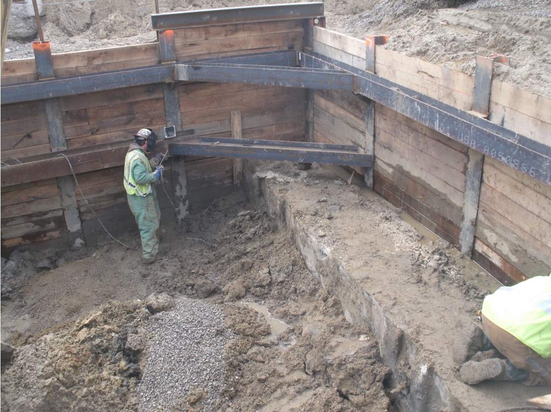 Site Development, Inc. employees work hard on the job site for Red Run.