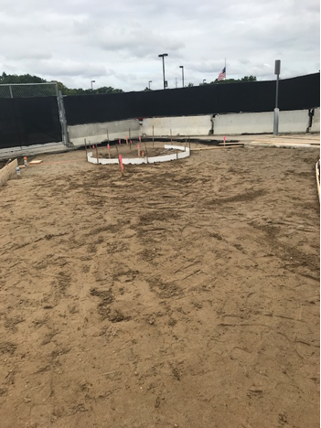 Work is underway at the Site Development, Inc. project at the St. Joseph Cancer Center.