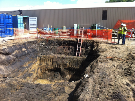 Work is underway on the Site Development, Inc. project at St. Joseph Mercy Oakland.