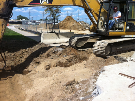 Work is underway on the Site Development, Inc. project at St. Joseph Mercy Oakland.