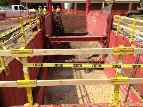 Work is underway on the Site Development, Inc. project at St. Joseph Mercy Oakland.