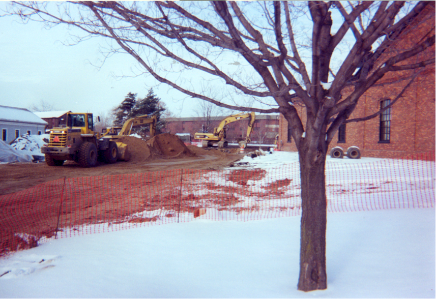 The job site for Site Development, Inc's project, the Greenfield Village Infrastructure Restoration project. 