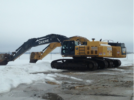 The job site at Site Development, Inc.'s project for Taxiway G