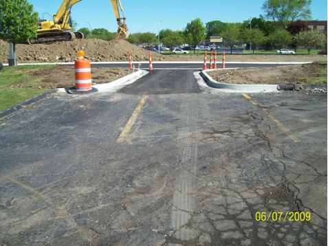 Site Development, Inc. employees work at the Beaumont Health System job site.