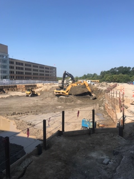 Site Development, Inc. employees work at the McLaren job site.