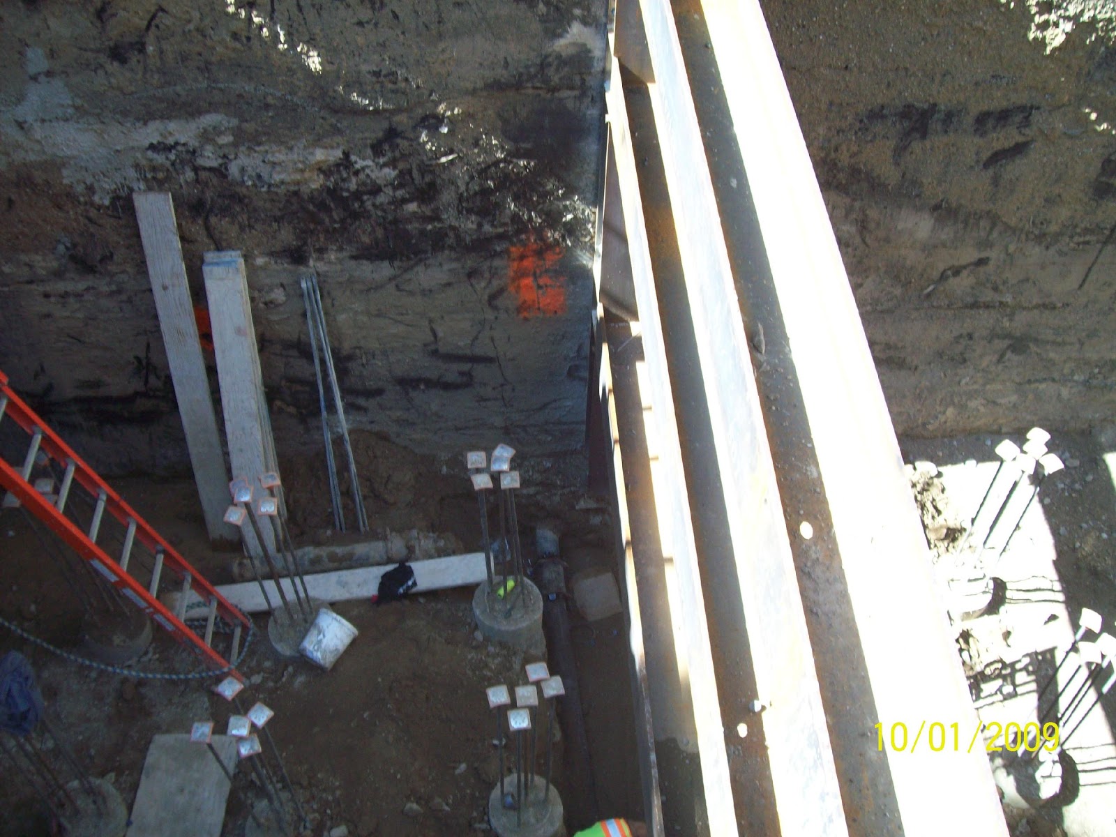 Site Development, Inc. employees work on the C. S. Mott Hospital job site.