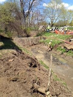 Site Development, Inc. workers complete work at the St. Mary Livonia job site.